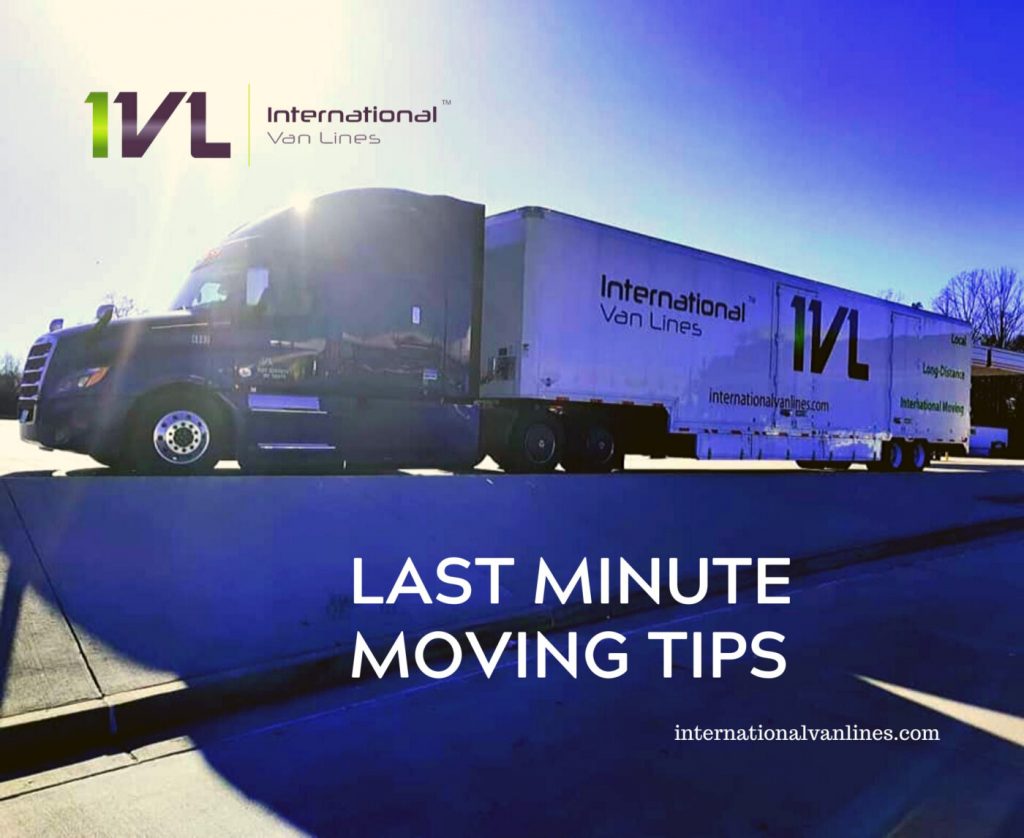 last minute moving tips